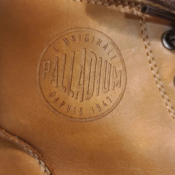 Palladium Tan Leather Boots For Kids. Like New - Picture 5 of 6